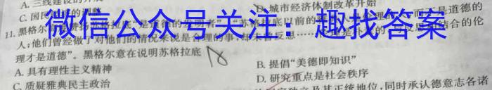 安徽省池州市2023-2024学年九年级上学期开学考试历史