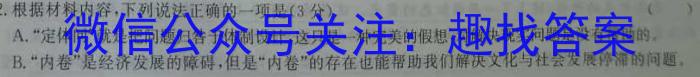 吉林省辉南县2023-2024高三上学期第二次半月考语文