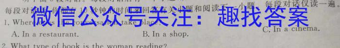 江苏省泰州市兴化市2024年秋学期期初学业质量评价（九年级）英语
