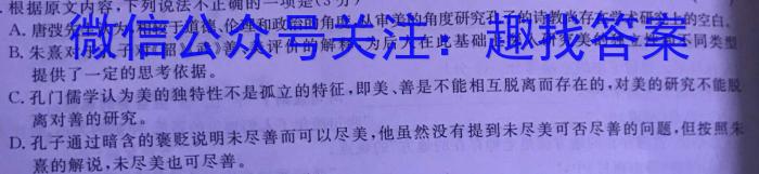 2024届吉林省白城毓才实验高中高三阶段考(4041C)语文