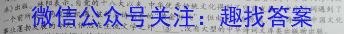 九师联盟·2024届高三9月质量检测巩固卷(LG）/语文