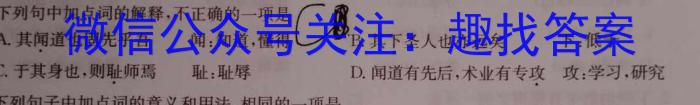 河南省2023-2024学年高中毕业班阶段性测试（二）/语文