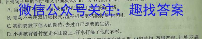 辽宁省2024届高二9月联考(24-13B)语文