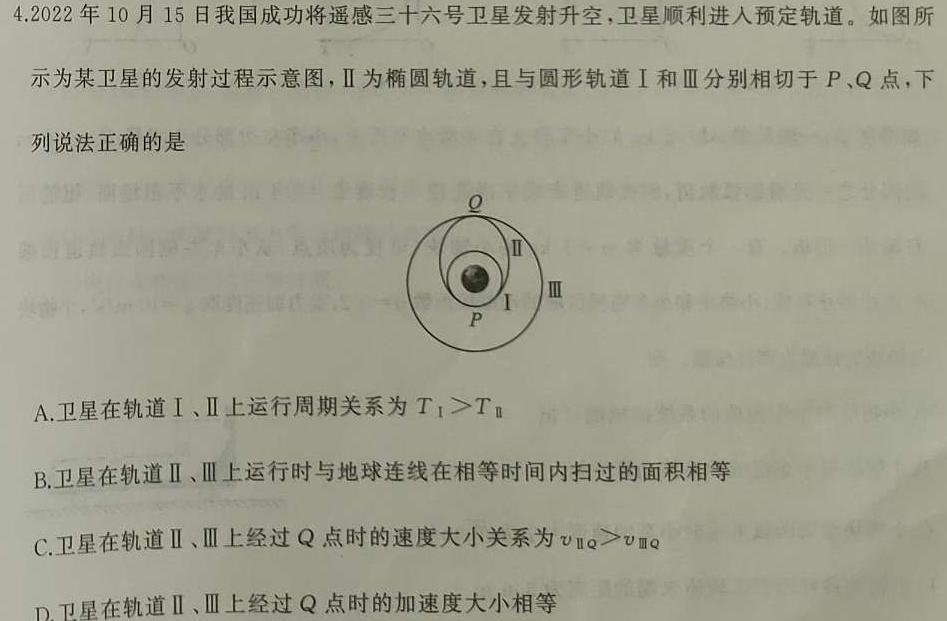 2024届全国高考分科调研模拟测试卷 XGK(二)-物理