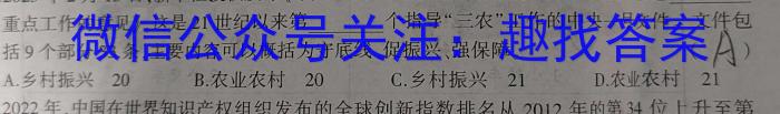 广西省2023-20247学年高二年级10月阶段性考试政治试卷d答案