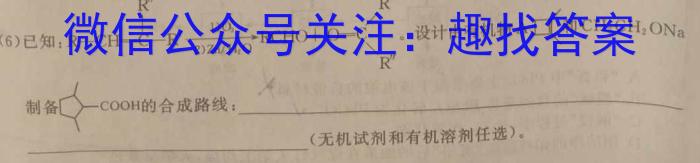q炎德英才大联考长郡中学2024届高三月考试卷(一)化学