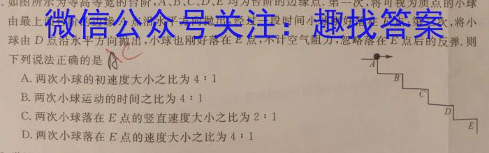 2024届湖北省高三9月起点考试 新高考联考协作体l物理