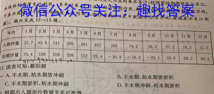 2023-2024学年安徽省九年级上学期开学摸底调研政治试卷d答案