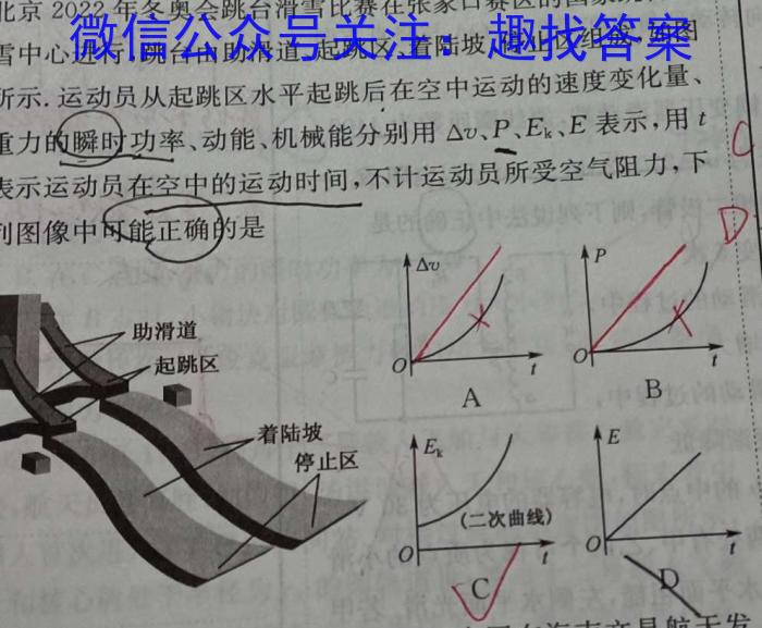 安徽省2024届九年级阶段评估（一）【1LR】z物理