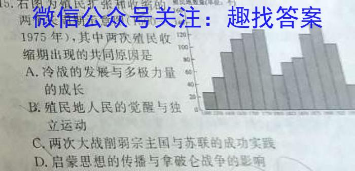 陕西省西安市工业大学附属中学2023-2024学年八年级上学期收心考试历史