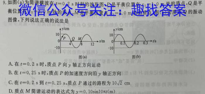 湖南省长沙市北雅中学2023年秋季（九年级）入学练习物理.