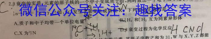 j江西省2024届九年级阶段评估（一）【1LR】化学