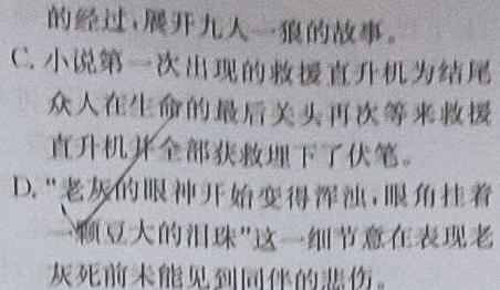 普高联考2023-2024学年高一年级阶段性测试（一）语文