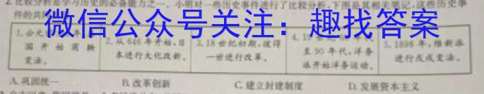 2024届分科综合检测卷(二)政治试卷d答案