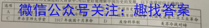 河南省许昌市XCS2022-2023学年七年级第二学期期末教学质量检测历史