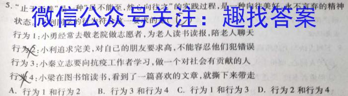 河南省濮阳市2022-2023学年七年级第二学期期末考试试卷政治1