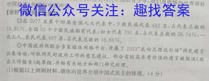 河南省平顶山市2022-2023学年高一下学期期末调研考试历史