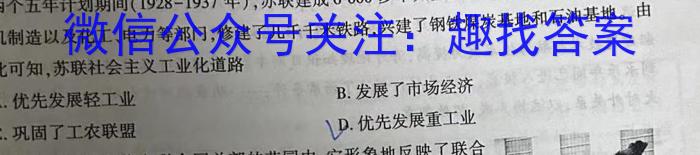 山东省2022-2023学年高中高一年级下学期教学质量检测(2023.07)历史