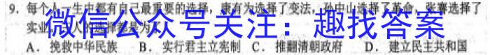 陕西省2023年高一年级期末测试卷（✿）历史