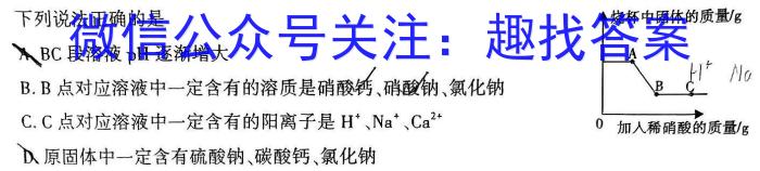 陕西省2024~2023学年度七年级下学期期末综合评估 8L R-SX化学
