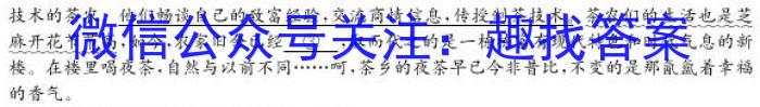 陕西省商洛市2022~2023学年度高一年级第二学期教学质量抽样监测(标识□)语文