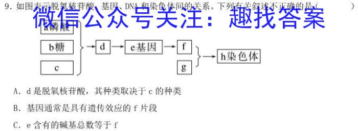 黔东南州2024-2023学年度八年级第二学期期末文化水平测试生物