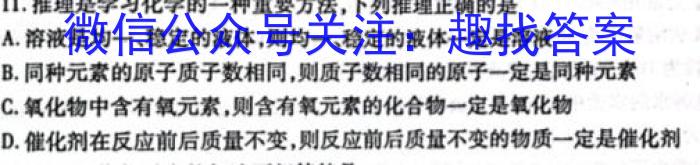 安徽省芜湖市弋江区2024-2023学年度七年级第二学期期末评价化学
