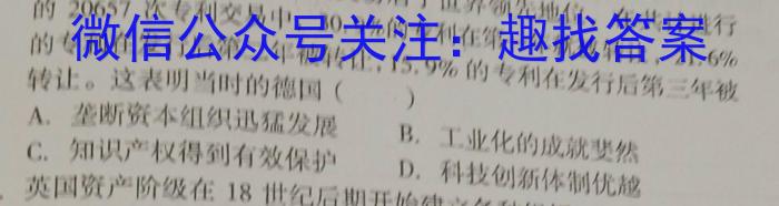 2024届名师原创分科模拟(一)ZS4历史