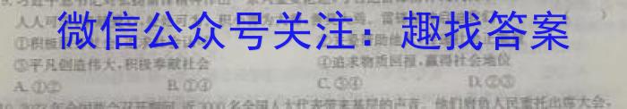 贵州省黔东南州2022-2023学年度高二第二学期期末文化水平测试政治~