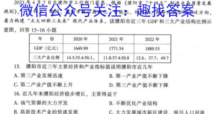 巴蜀中学高2025届高一(下)期末考试地.理