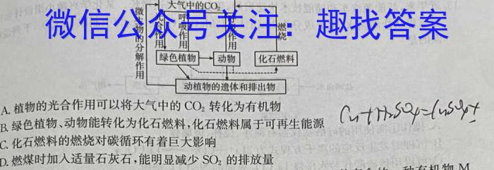 2022-2023学年度第二学期高二年级大通县期末联考(232775Z)化学