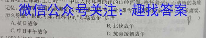 2024届分科综合检测卷(四)历史试卷