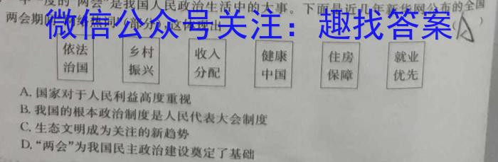 2023年春季学期百色市高普通高中高二年级期末联考教学质量调研测试历史