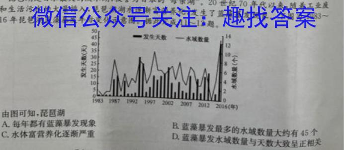 2024届分科综合检测卷(六)地.理