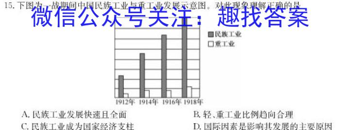 承德市2022~2023学年高一第二学期期末考试(23-542A)历史