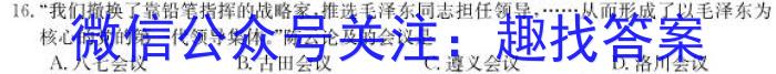 天一大联考·皖豫名校联盟2022-2023学年(下)高一年级阶段性测试(期末)历史