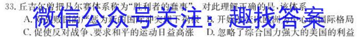 河池市2023年春季学期高二年级期末教学质量检测历史