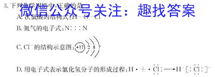 陕西省2022~2023学年度八年级期末学科素养监测(23-CZ225b)化学