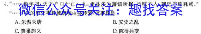 天一大联考·202-2023学年高二年级下学期7月联考历史试卷