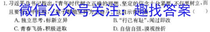 2023-2024学年怀仁一中高三年级摸底考试（24010C）政治~