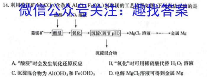 陕西省咸阳市兴平市2022-2023学年度七年级第二学期期末质量监测化学