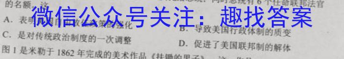 石家庄市2024~2023学年度高一第二学期期末教学质量检测历史