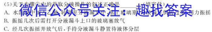 山西省2024~2023学年八年级下学期期末质量检测试题(23-CZ232b)化学