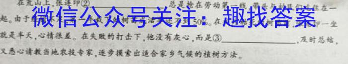 湖北省部分市州2023年7月高二年级联合调研考试语文