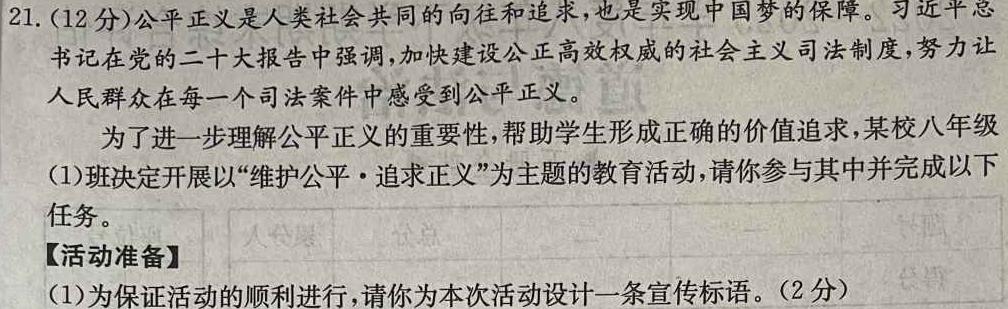 2024届分科综合检测卷(五).地理