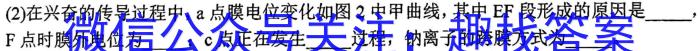 炎德英才大联考 2023-2024学年湖南师大附中2021级高三摸底考试试卷生物