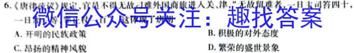 六盘水市2022-2023学年第二学期高二年级期末教学质量检测历史