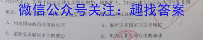 2024届分科综合检测卷(六)政治试卷d答案