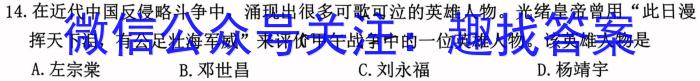 大荔县2022-2023学年(下)高一年级期末质量检测历史