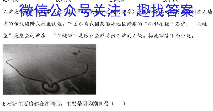 山西省2024~2023学年八年级下学期期末质量检测试题(23-CZ232b)q地理